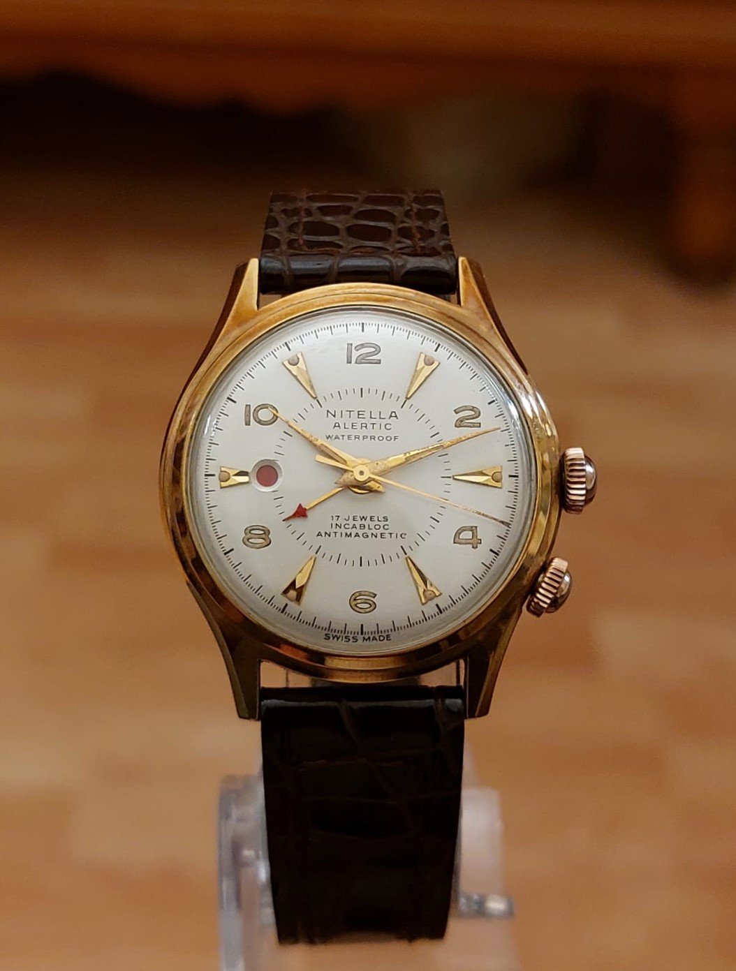 nitella alarm hand watch